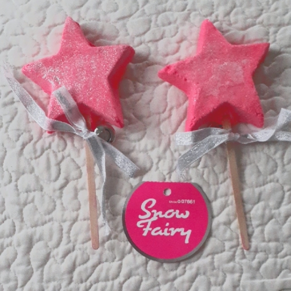 Set of 2 Magic Wand Reusable Bubble Bars in Snow Fairy scent